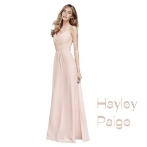 Hayley Paige Pink Maxi Dress NWOT Size 12